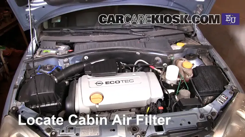 2005 Opel Combo C CNG 1.6L 4 Cyl. Air Filter (Cabin)